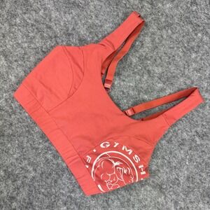 *FLAW Gymshark Legacy Fitness Bralette Morrocan Brick White Womens Small